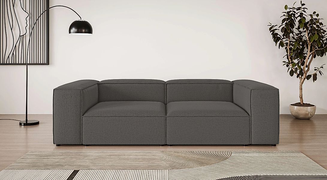 INOSIGN Big-Sofa "XL HAILY Modularsofa extra tief, Maße B/T/H: 260/130/72 c günstig online kaufen