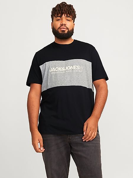 Jack & Jones PlusSize T-Shirt "JJELEGACY BLOCKING TEE SS O-NECK NOO PLS" günstig online kaufen