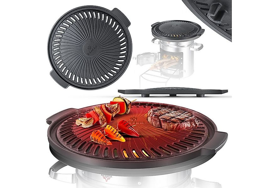 KESSER Feuerstelle, Grillpfanne aus Gusseisen für Raketenofen günstig online kaufen