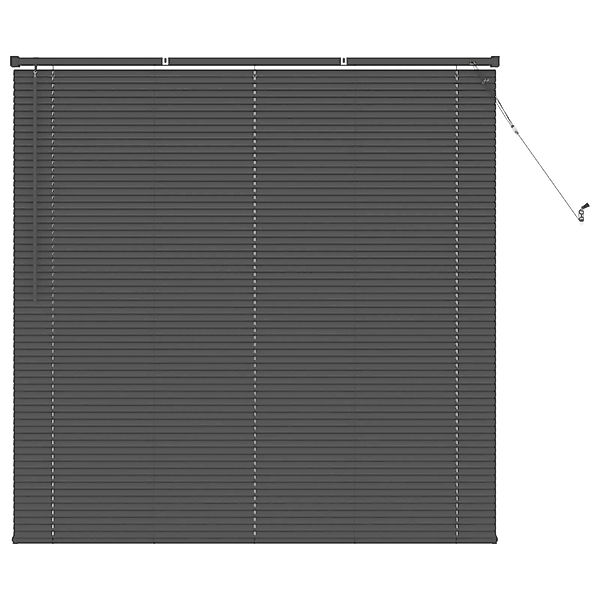 vidaXL Venetianer Jalousie Verstellbar Silber Grau 150 x 140 cm PVC 4200369 günstig online kaufen