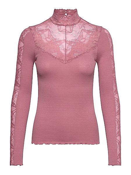 rosemunde Langarmshirt Beatha silk shirt mit Spitze, langen Ärmeln, weicher günstig online kaufen