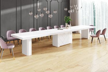 designimpex Esstisch Design Tisch HEK-111 Weiß günstig online kaufen