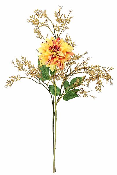 I.GE.A. Kunstblumenstrauß "Kunstblumen Set Dahlie", Mit Dekozweig 62 cm hoc günstig online kaufen