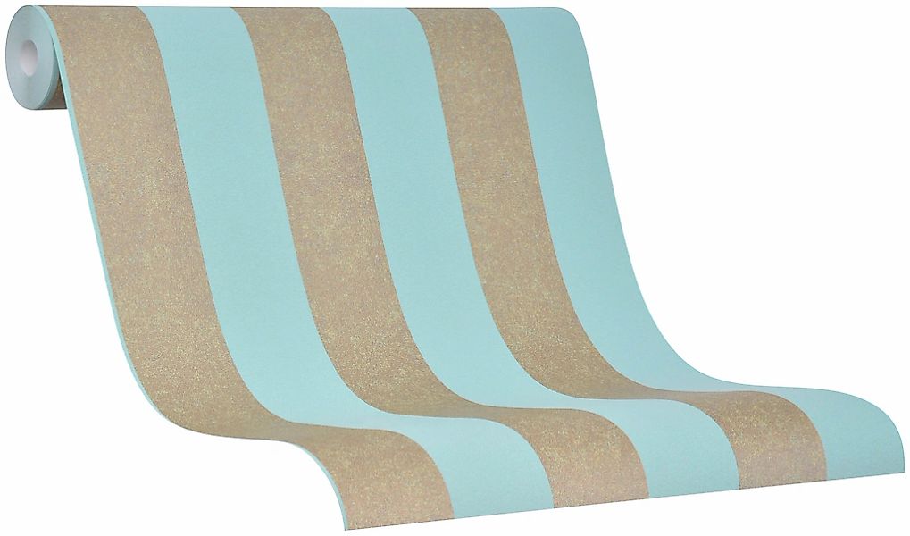 Marburg Vliestapete Streifen Streifenmuster Grün 10,05 m x 0,53 m FSC® günstig online kaufen