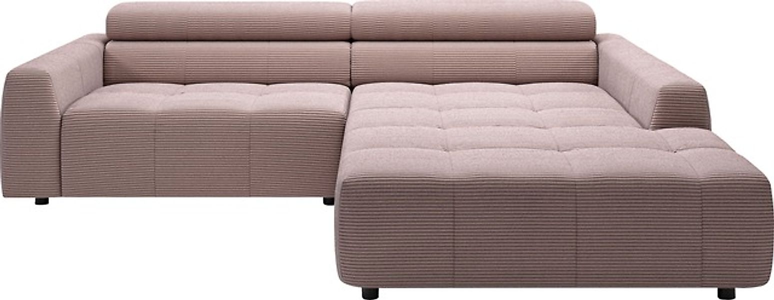 3C Candy Ecksofa »Denver auch mit Cord- und Easy care-Bezug, Kopfteilverste günstig online kaufen
