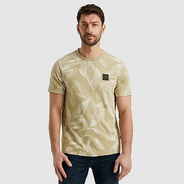 PME LEGEND T-Shirt Short sleeve r-neck slub jersey aop mit All-Over Print günstig online kaufen