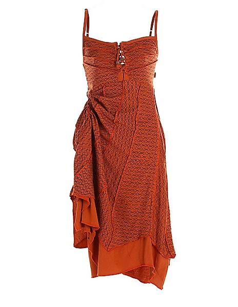Vishes Sommerkleid Damen Sommer-Kleider längen-verstellbar Spagettiträger-K günstig online kaufen