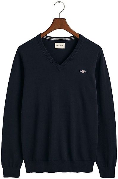 Gant V-Ausschnitt-Pullover Classic Cotton V-Neck Premium günstig online kaufen