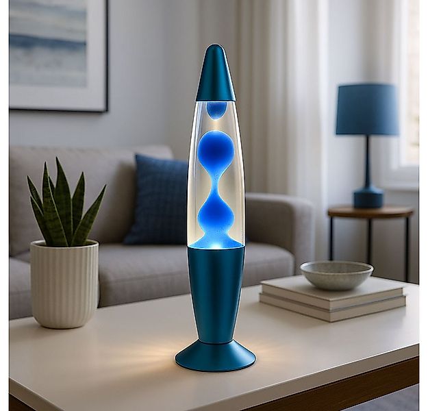 GLOBO LIGHTING Lavalampe, LED-Leuchtmittel fest verbaut, Warmweiß, Magmaleu günstig online kaufen