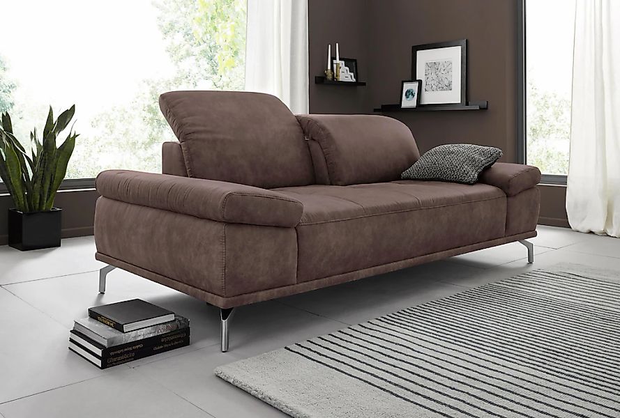 Home affaire 3-Sitzer "Caluna" mit Sitztiefen- und Kopfteilverstellung günstig online kaufen