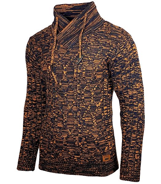 Baxboy Strickpullover Baxboy Herren Meliert Pullover günstig online kaufen
