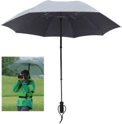 EuroSCHIRM® Taschenregenschirm teleScope handsfree, silber, zweifach günstig online kaufen