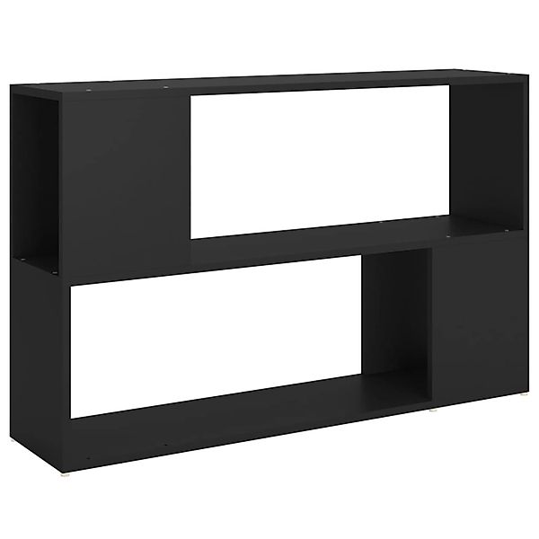 VidaXL Bücherregal Schwarz 100x24x63 cm Holzwerkstoff günstig online kaufen
