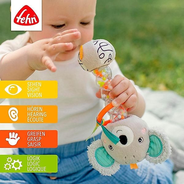 Fehn Greifspielzeug DoBabyDoo, Rassel, Regenmacher Koala günstig online kaufen