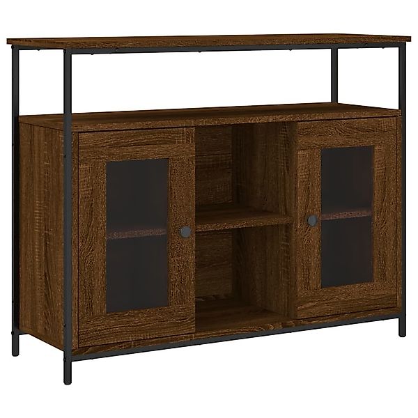 vidaXL Sideboard Sideboard Braun Eichen-Optik 100x35x80 günstig online kaufen