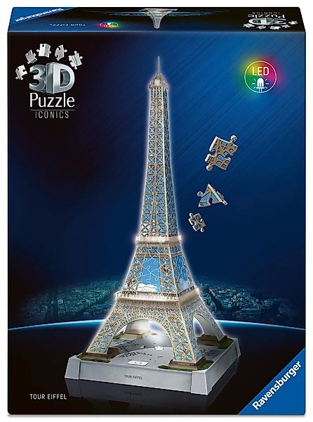 Ravensburger Puzzle 3D Puzzle Iconics: Eiffelturm günstig online kaufen