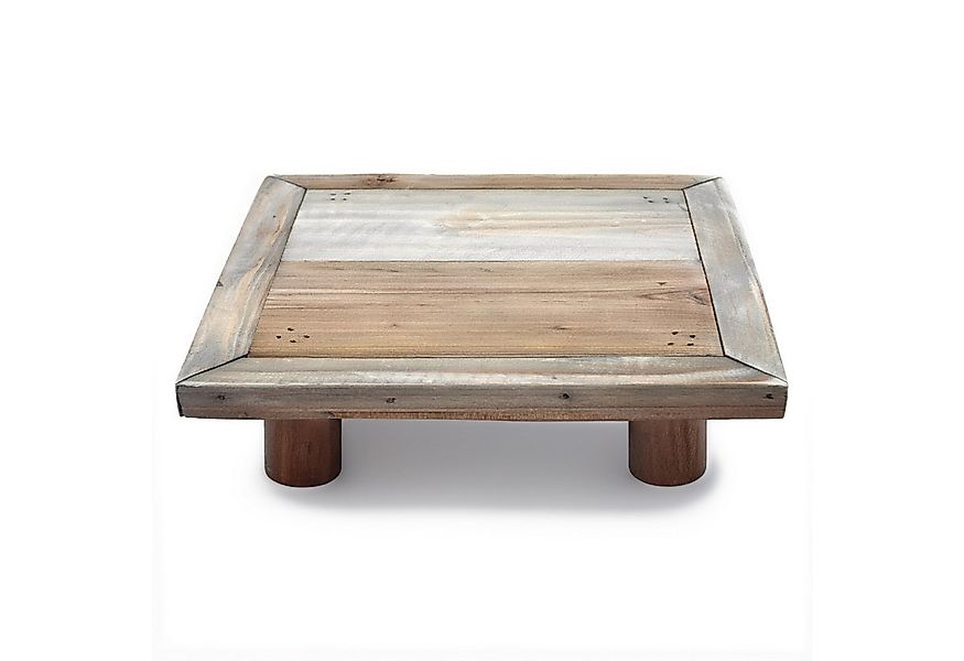 Spetebo Blumenhocker Deko Blumenteller natur - mit 4 Füßen (Anzahl, 1 St., günstig online kaufen