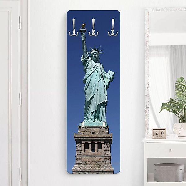 Wandgarderobe Holzpaneel Architektur & Skyline Statue of Liberty günstig online kaufen