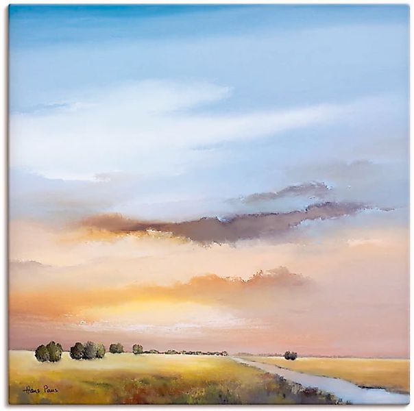 Artland Wandbild »Landschaft III« Himmel 1 Stk. tlg. als Leinwandbild, Post günstig online kaufen