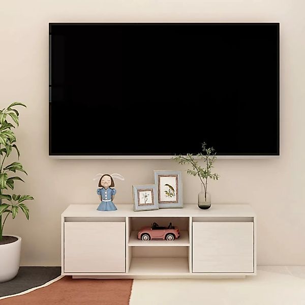vidaXL TV-Schrank TV-Schrank Weiß 110x30x40 cm günstig online kaufen
