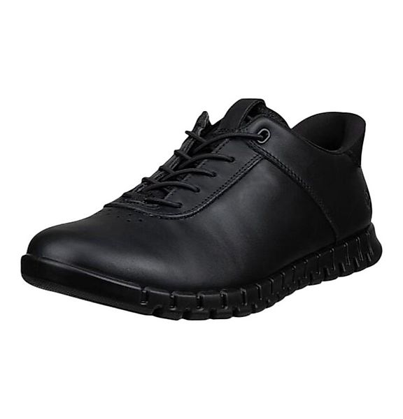 Ecco Gruuv Lite (Vollnarbenleder) schwarz Damen Sneaker günstig online kaufen