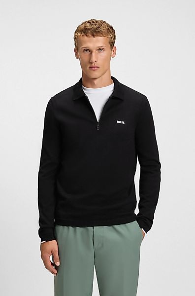 BOSS GREEN Strickpullover "KN Ever-X PL" mit Reißverschluss, regular fit, t günstig online kaufen
