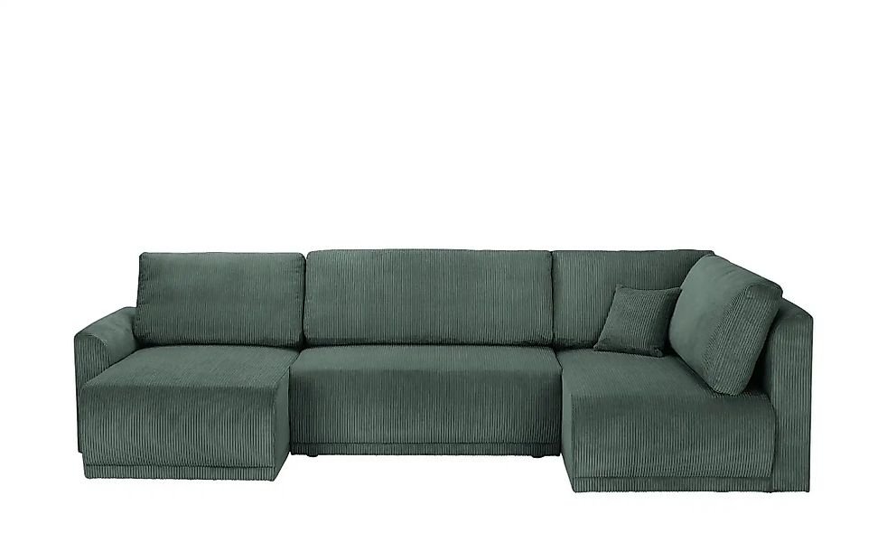 Wohnlandschaft  Malyn ¦ grün ¦ Maße (cm): B: 313 H: 90 T: 160.0 Polstermöbe günstig online kaufen