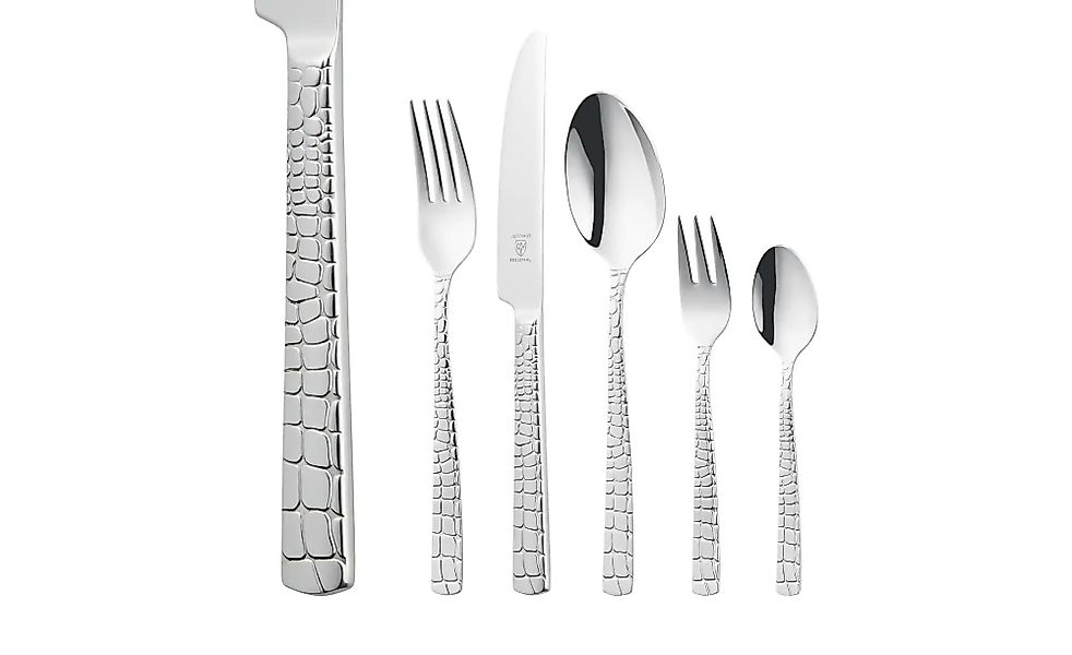 Justinus Besteckset  Croco ¦ silber ¦ Edelstahl Besteck > Besteck-Sets - Hö günstig online kaufen