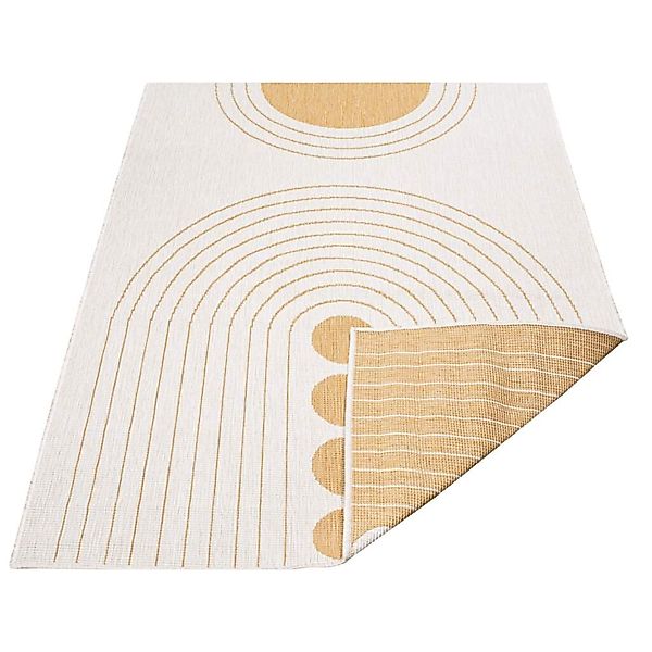 Carpet City Outdoorteppich "DUO RUG 5739" rechteckig 5 mm Höhe Wendeteppich günstig online kaufen