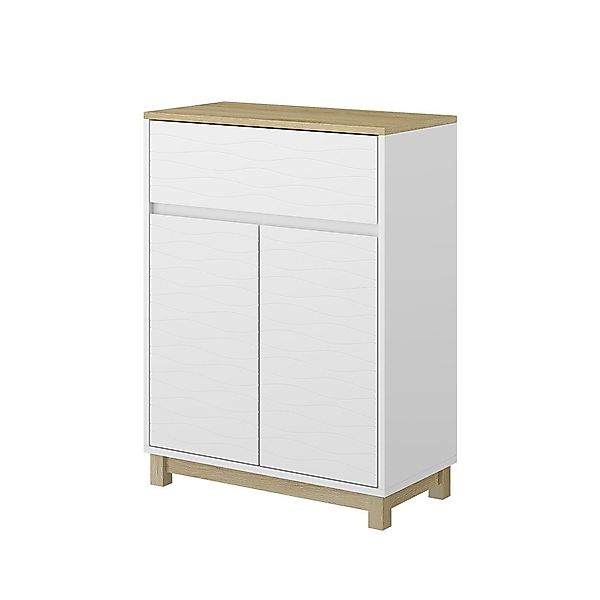 Vicco Midischrank Livia, Weiß/Holz, 60 x günstig online kaufen
