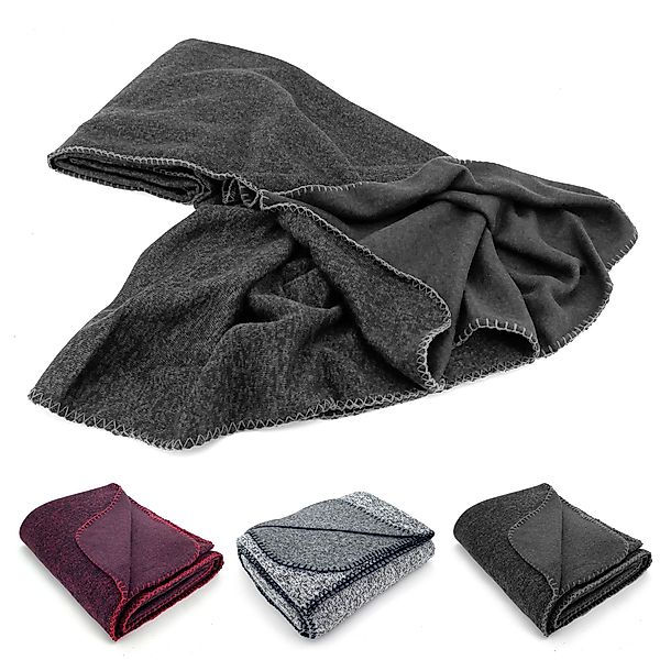 Wohndecke Strick Kuscheldecke Super Soft Fleece günstig online kaufen