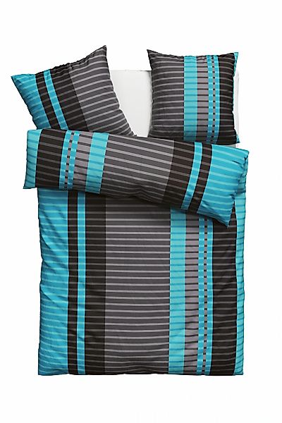 my home Bettwäsche "Philine" 2 Stk. tlg. mit modernen Streifen, Bettwäsche günstig online kaufen