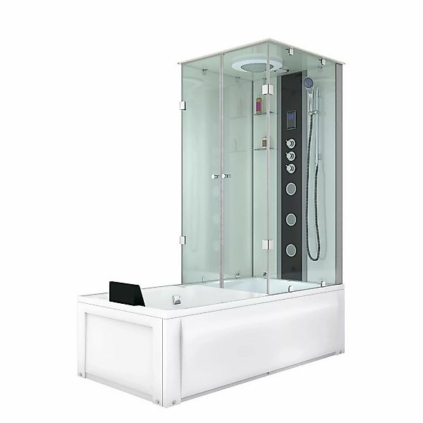 AcquaVapore Whirlpool Dusche Kombination K05-L03-WP-EC Duschtempel 180x90 günstig online kaufen