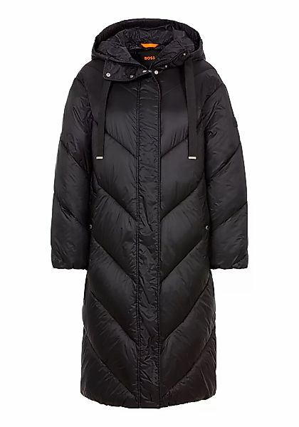 BOSS ORANGE Outdoorjacke "Pollylong Premium Damenmode", mit Kapuze günstig online kaufen