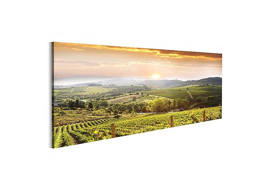 islandburner Leinwandbild Bild auf Leinwand Weinberg Chianti Toskana Wandbi günstig online kaufen