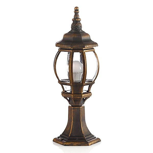 Lindby Außenleuchte Nadesha 9949037 Spritzwassergeschützt Retro Vintage Ant günstig online kaufen