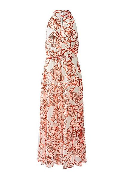 Oui Maxikleid Maxikleid gefütterter Chiffon günstig online kaufen