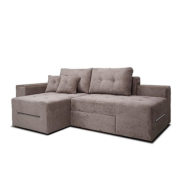 VitaliSpa® Ecksofa Ecksofa, Beige, 240 x günstig online kaufen