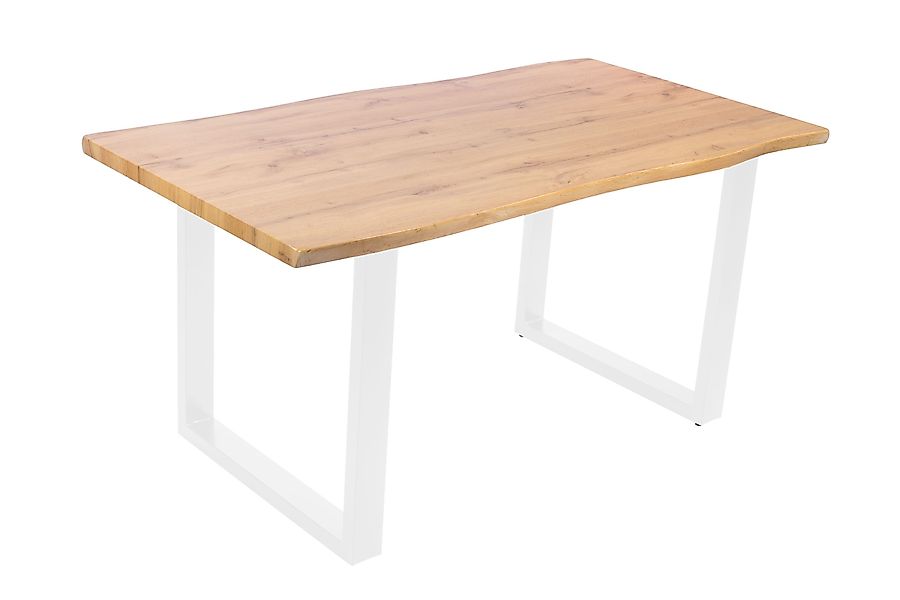 Loreno® Esstisch Josy, Holz Wildeiche-Optik, Baumkante, günstig online kaufen