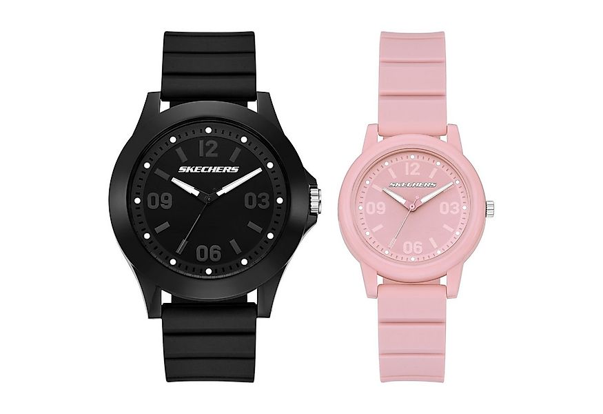 Skechers Quarzuhr SETS SR9141, (Set, 2-tlg., mit Partneruhr), Armbanduhr, S günstig online kaufen