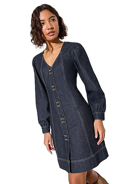 Friends Like These Minikleid Friends Like These Denim-Minikleid mit Puffärm günstig online kaufen