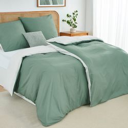 Topfinel Bettwäsche 135x200cm, Seersucker Bettwäsche-Sets, bügelfrei, günstig online kaufen