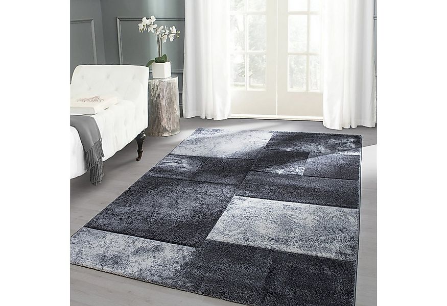 Carpettex Frisé-Teppich Kariert Design, Läufer, Höhe: 13 mm, Designer Wohnz günstig online kaufen