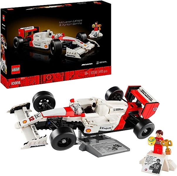 LEGO® McLaren MP4/4 & Ayrton Senna (10330), LEGO® Icons Konstruktionsspiels günstig online kaufen