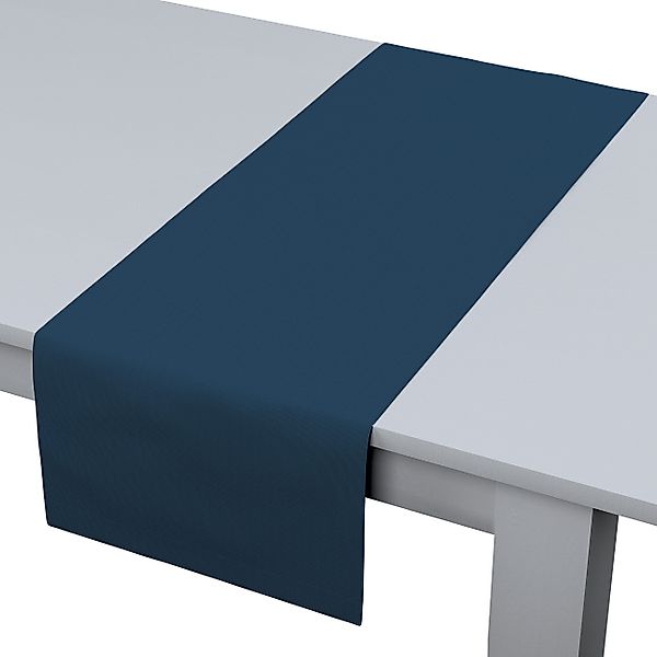 Tischläufer, marinenblau , 40 x 130 cm, Cotton Panama (702-48) günstig online kaufen