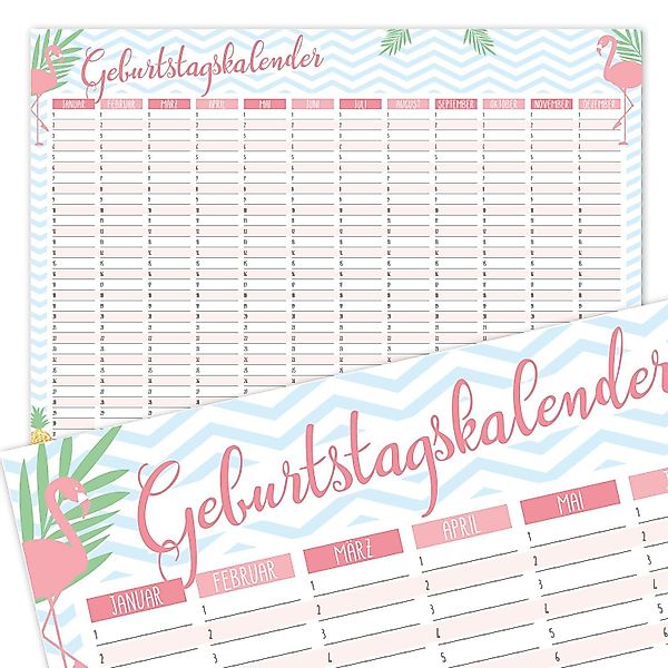 Timr Platzset Geburtstags-Wandkalender günstig online kaufen