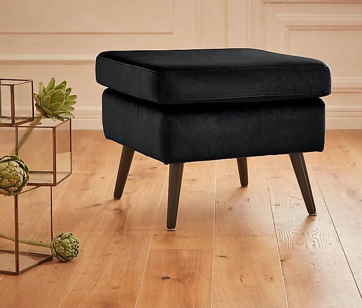 Guido Maria Kretschmer Home&Living Hocker "Salla", Bezug auch in Luxus-Micr günstig online kaufen