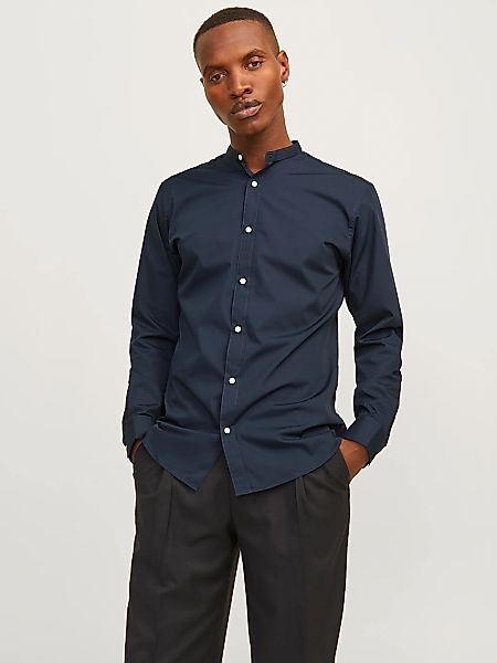 Jack & Jones Langarmhemd "JJJOE SHIRT LS PLAIN MAO" günstig online kaufen