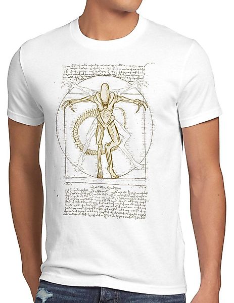 style3 T-Shirt Vitruvianischer Xenomorph ripley kino günstig online kaufen