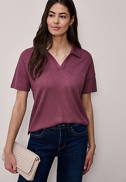 STREET ONE Poloshirt aus softer Viskose günstig online kaufen